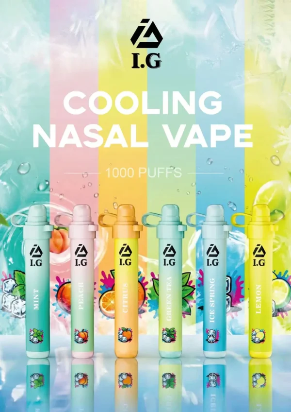 1-5 【台灣現貨】I.G 夏威夷 1000口 鼻吸薄荷棒 雙頭清涼 爆款熱銷 秒發免運