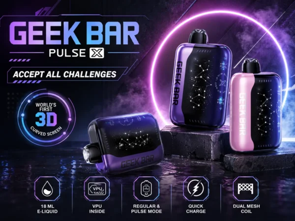 【現貨秒發】GEEK BAR Pluse X 星空 25000 PUFFS 一次性主機 潮人必備顏值天花板 熱銷補貨免運【買5贈1】