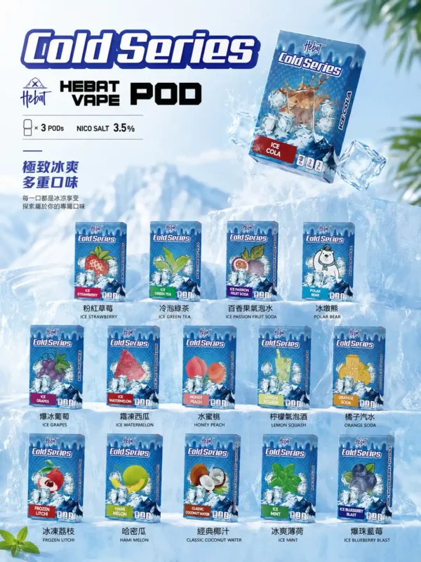 ChatGPT Image 2026年8月31日 下午11_05_36 【爆款熱推】Hebat喜貝 一代通用煙彈 2ml 3.5% 3入,老手必囤繽紛口味,台灣現貨免運