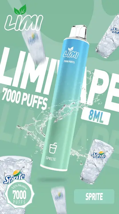LIMI拋棄式一次性7000口 (12) LIMI 冰感水果系列 7000口拋棄式電子煙|3.5%尼古丁鹽強勁擊喉 清涼順口極致體驗