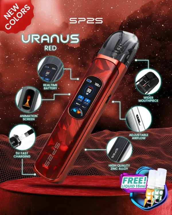 SP2S Uranus 天王星 30W開放式注油主機｜0.96吋液晶屏精準顯示 台灣現貨
