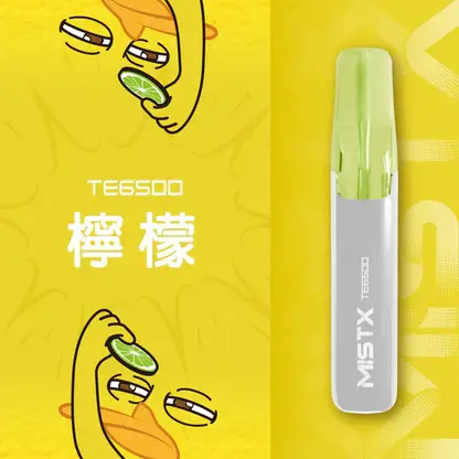Mist X 鴨嘴獸 冰爽水果口味 6500口拋棄式電子煙｜2%尼古丁鹽順滑不嗆口 550mAh細膩體驗