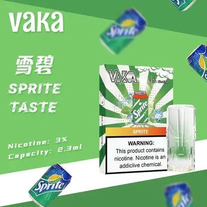 VAKA 一代通用煙彈｜3%尼古丁鹽順滑口感 升級陶瓷芯x2.3ml 細膩飽滿霧化體驗